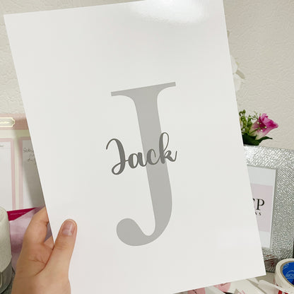 Personalised Childs Name Print