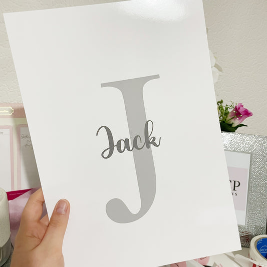 Personalised Childs Name Print