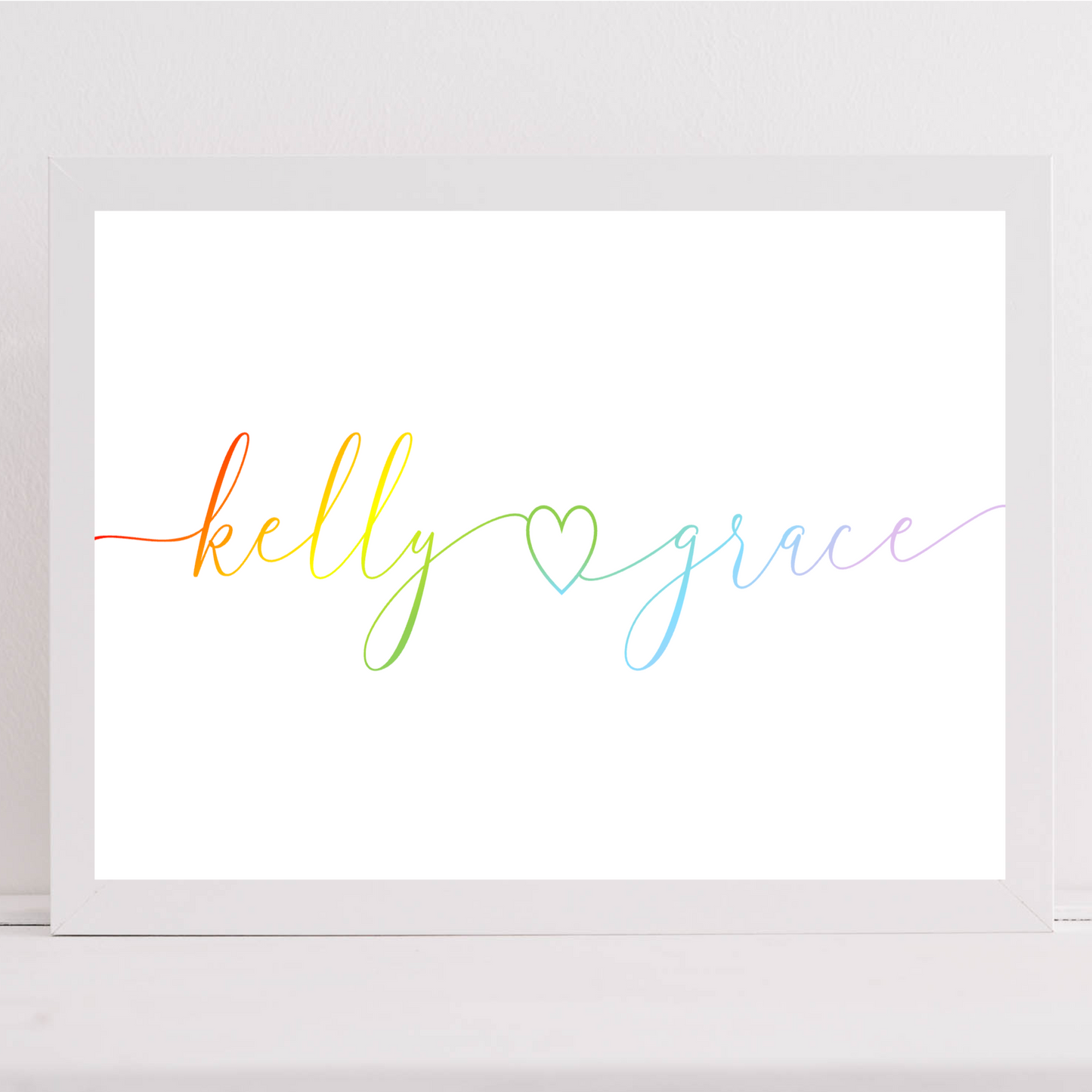 LGBTQ+ Couples Name Print