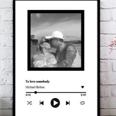 Personalised Song|Anniversary|Wedding Print