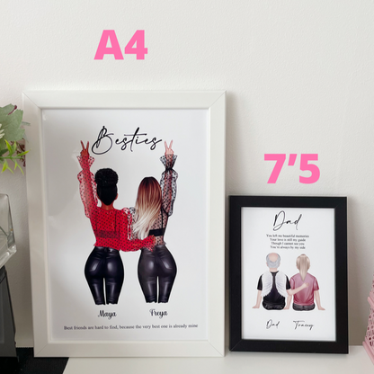 Personalised Best Friend | Bestie Print