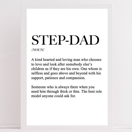 Step-Dad Definition Print