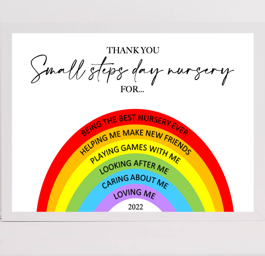 Thank You Nursery | Teacher Print