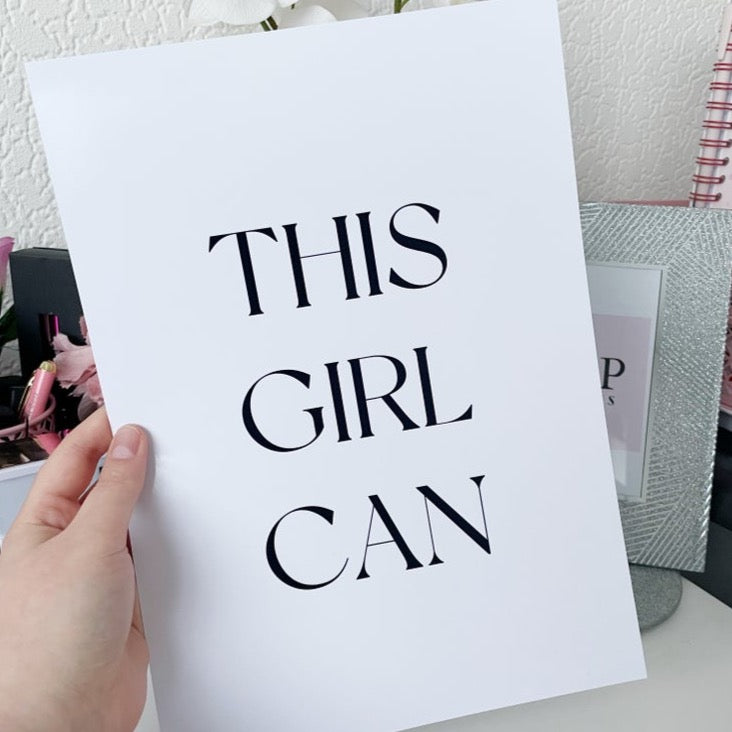 Positive | Empowering Quote Print